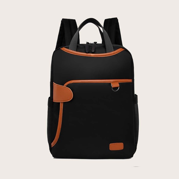 

Two Tone Classic Backpack, Black