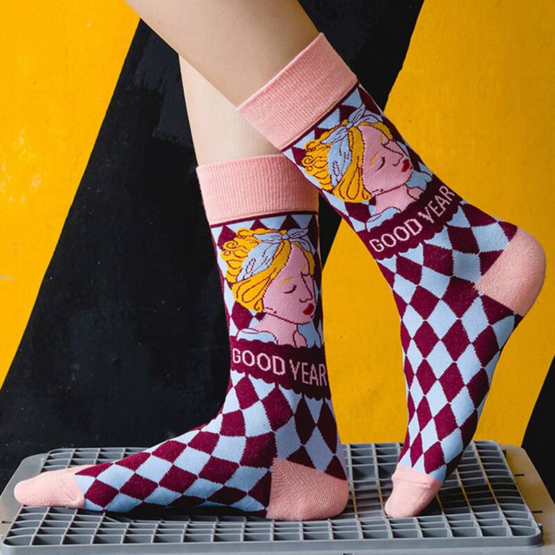 

Figure Graphic Crew Socks, Multicolor