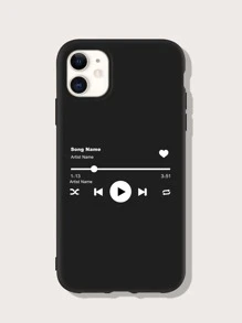 Vỏ điện thoại máy nghe nhạc - màu đen - Xem 1