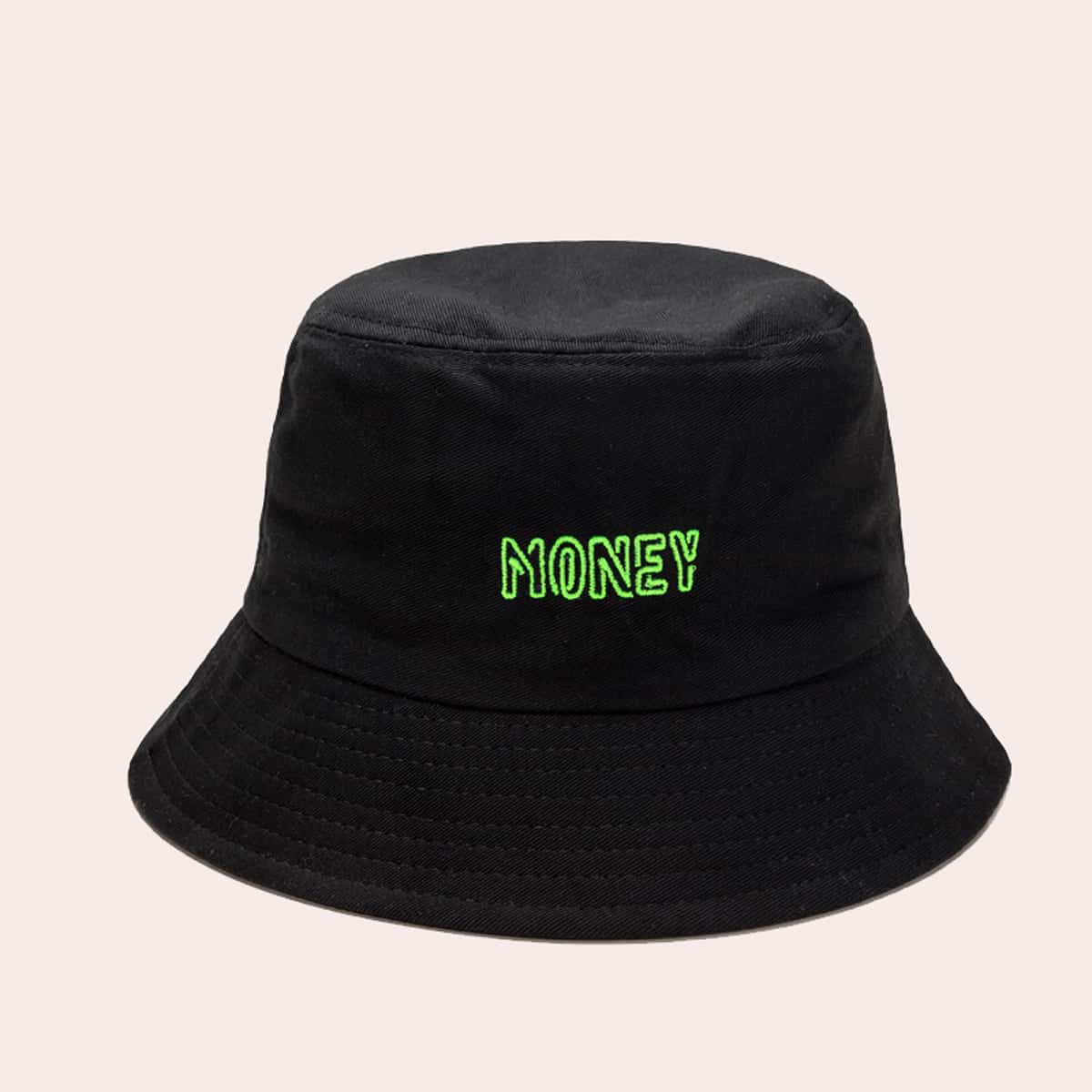 

Guys Letter Graphic Bucket Hat, Black