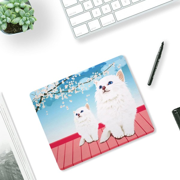 

Cat Painted Mouse Pad, Multicolor