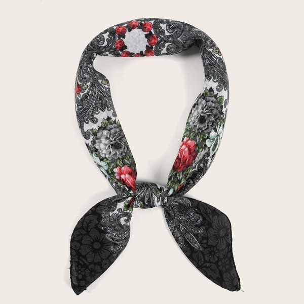 

Flower Print Bandana, Multicolor