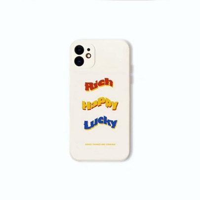 Letter Graphic Phone Case