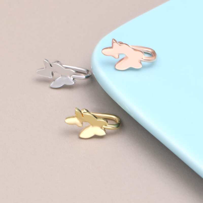 

3pcs Butterfly Nose Cuff, Multicolor
