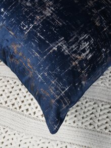 Vỏ gối trang trí bằng kim loại vàng (không bao gồm ruột gối), thích hợp để trang trí nhà cửa, giúp tăng thêm niềm vui. - Màu xanh hải quân - Xem 7