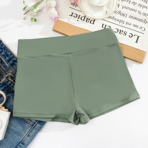 

Plain Bikini Shorts, Army green