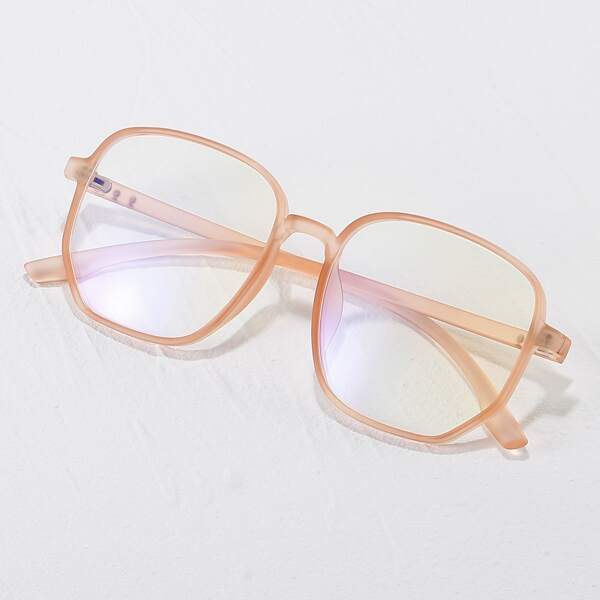 

Geometric Frame Anti-Blue Light Eyeglasses