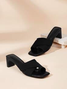 Cuccoo Heeled Sandals - màu đen - Xem 4