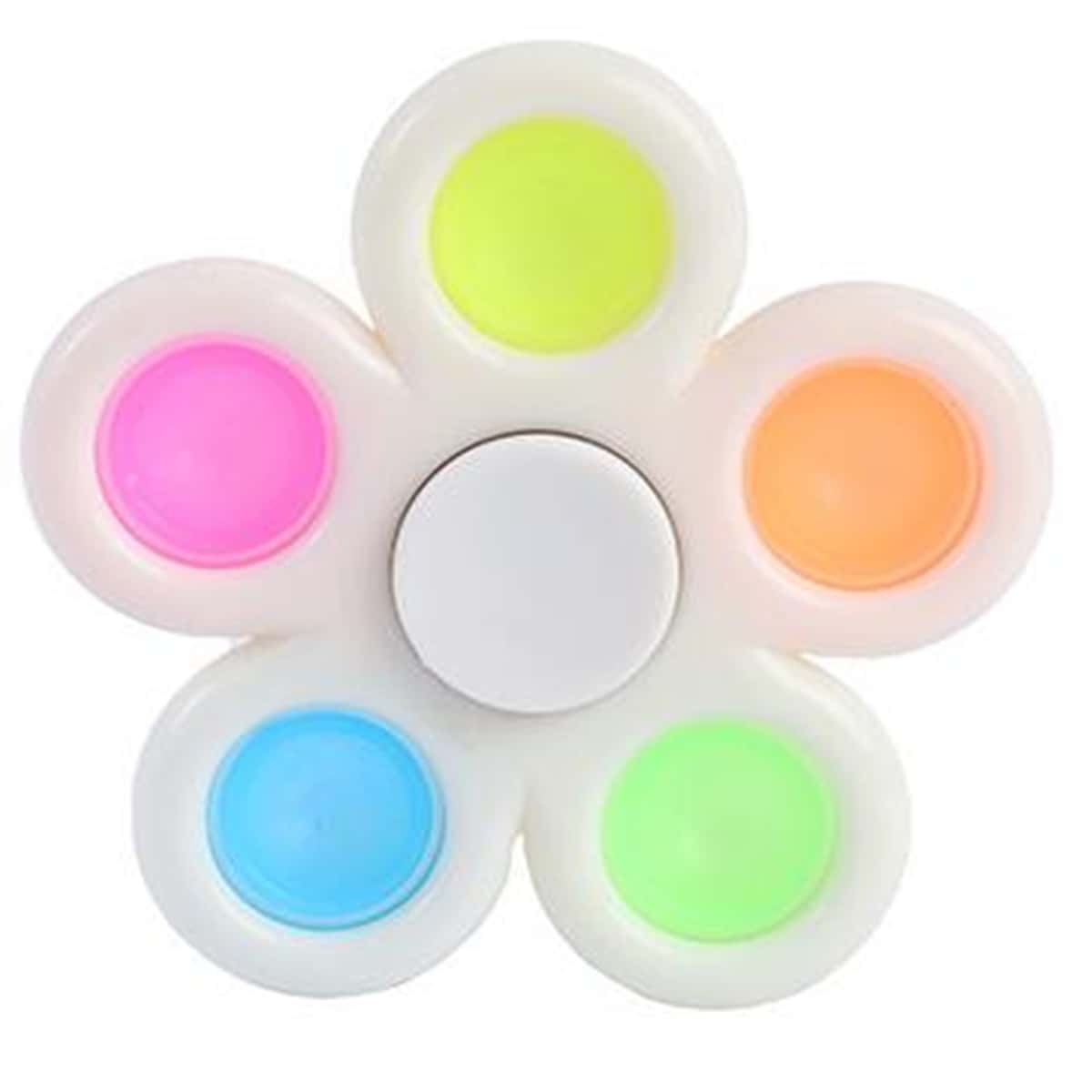 

1pc Flower Shaped Random Color Push Pop Bubble, Multicolor