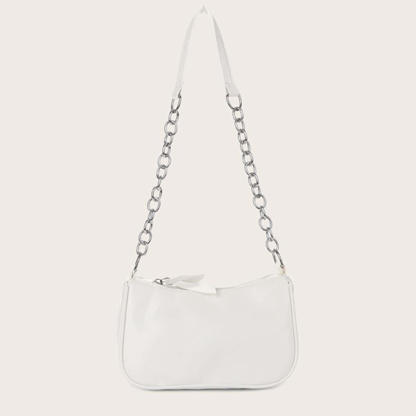 

Minimalist Baguette Bag, White
