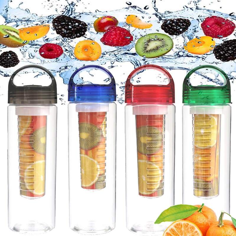

1pc Random Color Fruit Water Bottle, Multicolor