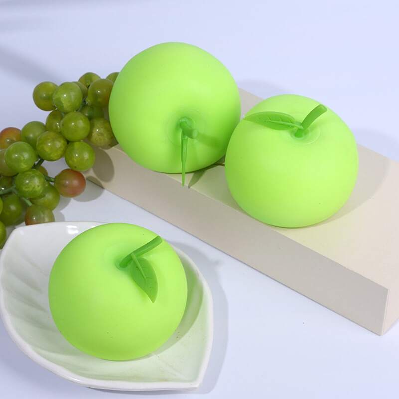 

1pc Apple Pinch Toy, Lime green