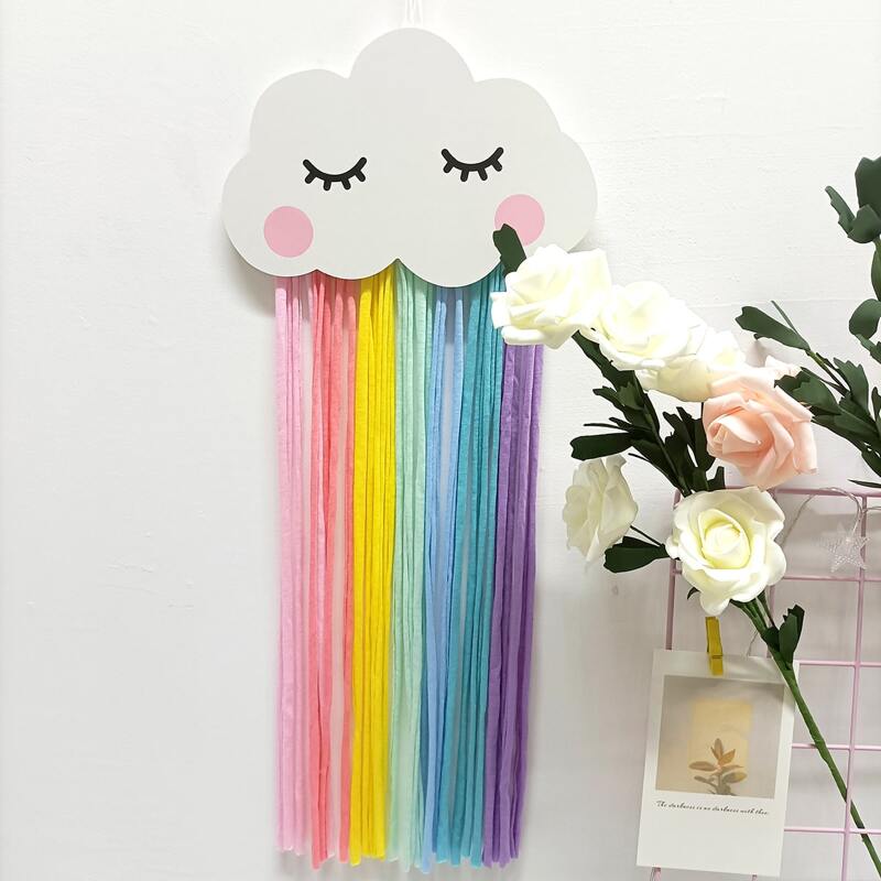 

1pc Cloud Design Wall Hanging, Multicolor