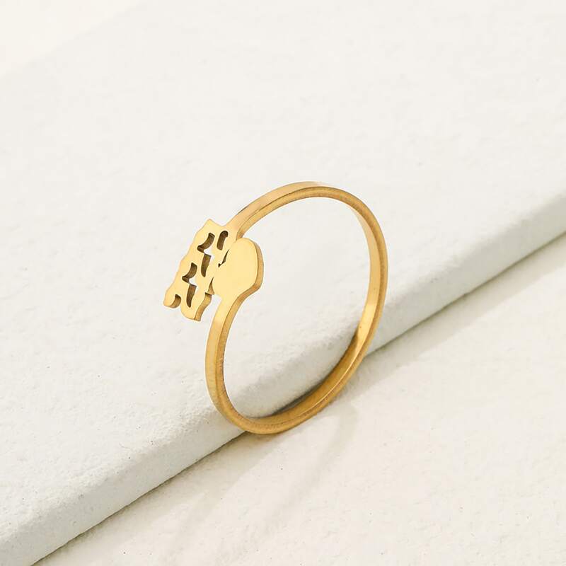 

Heart Decor Ring, Gold