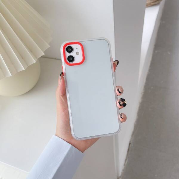 

Transparent Phone Case, Red