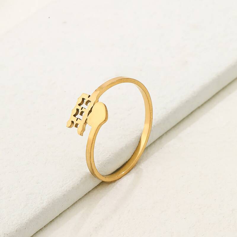 

Heart Decor Ring, Gold
