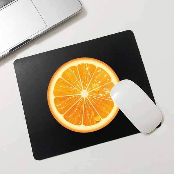 

Orange Pattern Mouse Pad, Multicolor