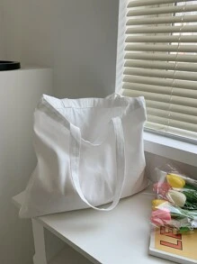 Túi tote - trắng - Xem 3