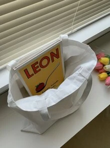 Túi tote - trắng - Xem 5