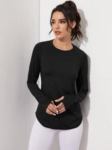 Easithlete Criss Cross Back Contrast Mesh Sports Going Out Top Workout Tank Tops Fitted Shirt Workout Tank Top - Black - View 4