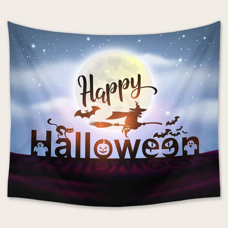 

Halloween Print Tapestry, Multicolor