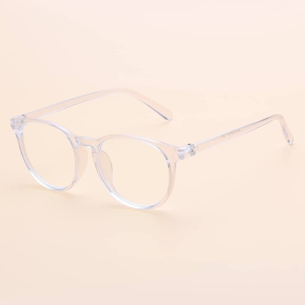 

Men Clear Frame Anti-Blue Light Eyeglasses