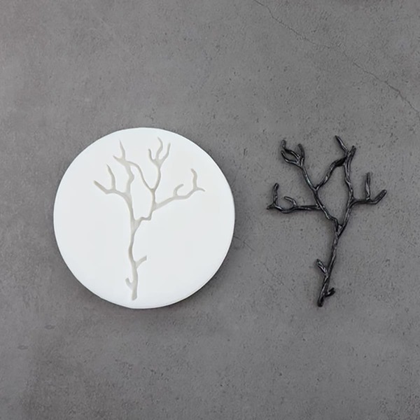 

1pc Coral Shaped Silicon Mold, Light grey