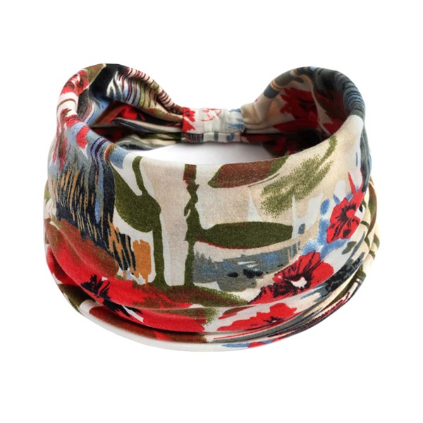 

Floral Print Hair Band, Multicolor