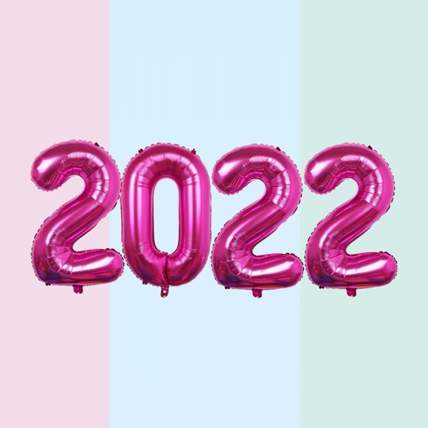 

4pcs Digital Shaped Decoration Balloon, Hot pink