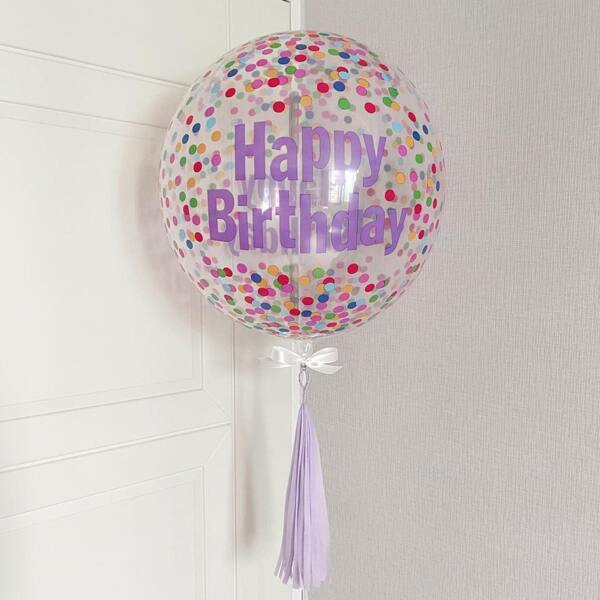 

2pcs Slogan Graphic Decoration Balloon, Multicolor