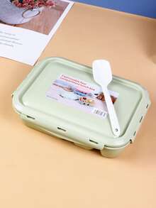 1pc Portable Lunch Box - Green - View 4