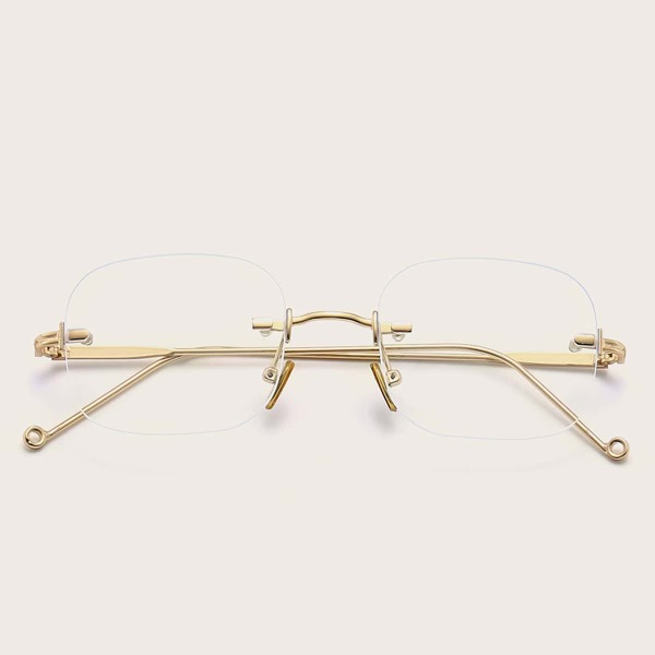 

Toddler Kids Rimless Eyeglasses, Gold