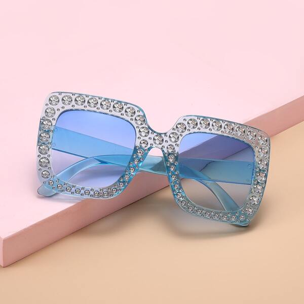 

Toddler Girls Square Frame Sunglasses, Blue