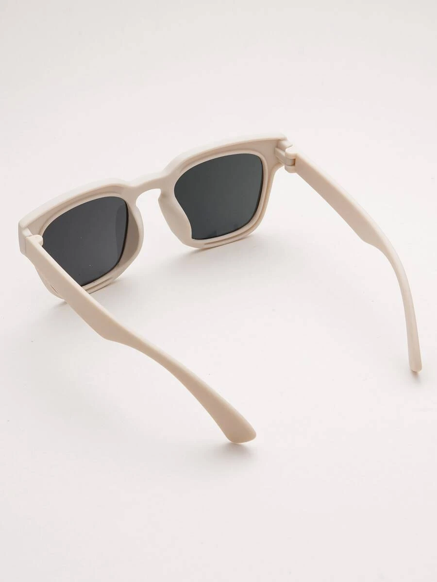 1對大方框防uv休閒復古男女太陽眼鏡,適用於日常度假使用