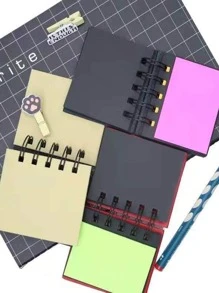 1pc trơn Màu ngẫu nhiên Ghi chú dính - Nhiều màu - Xem 5