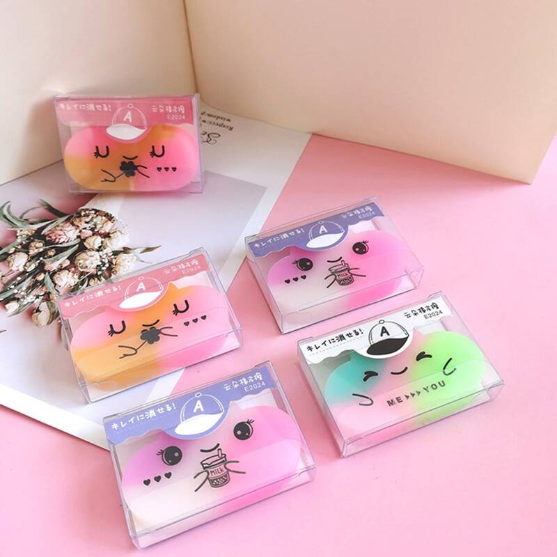 

1pc Cartoon Graphic Random Eraser, Multicolor