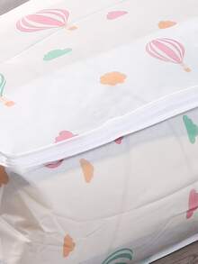 Hot Air Balloon Print Clothes Storage Bag - Multicolor - View 6