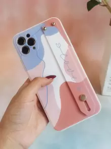 Capa para celular colorida com pulseira - Multicolorido - Ver 4