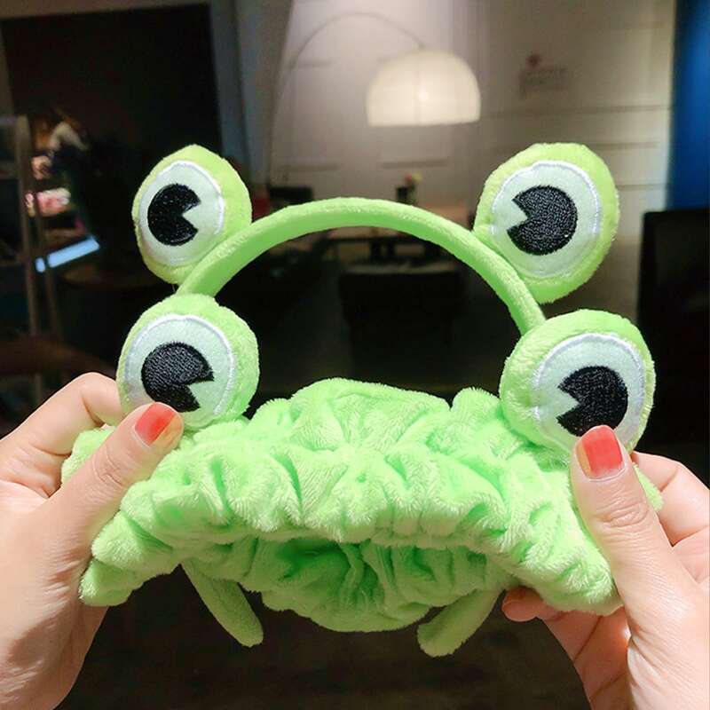 

1pc Frog Hair Band & 1pc Headband, Green