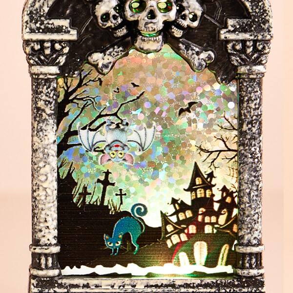

1pc Halloween Tombstones Decorative Light, Multicolor