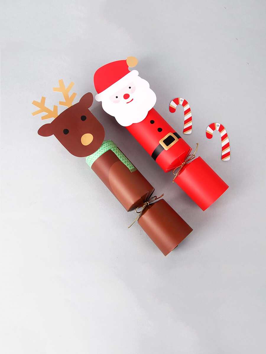 12入組聖誕糖果盒 - 彩色 - 查看 1