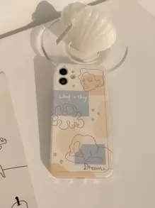 Husă pentru telefon Line Art - Caisă - Vizualizare 2