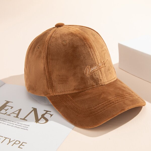 

Letter Graphic Baseball Cap, Brown