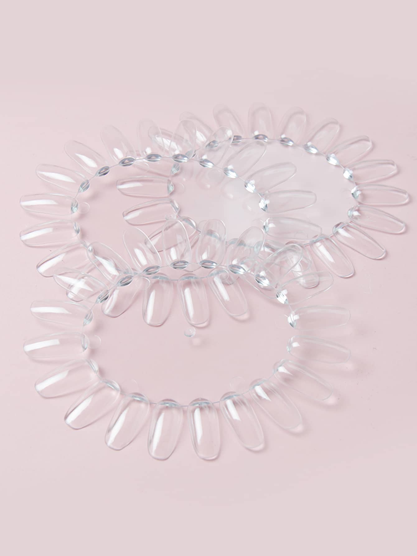 透明假指甲花轮展示板指甲练习技巧指甲油颜色模板美甲工具美甲练习用品家居DIY、美甲用品、美甲工具、美甲工具、返校、指甲、按压指甲用美甲工具 - 無色 - 查看 3