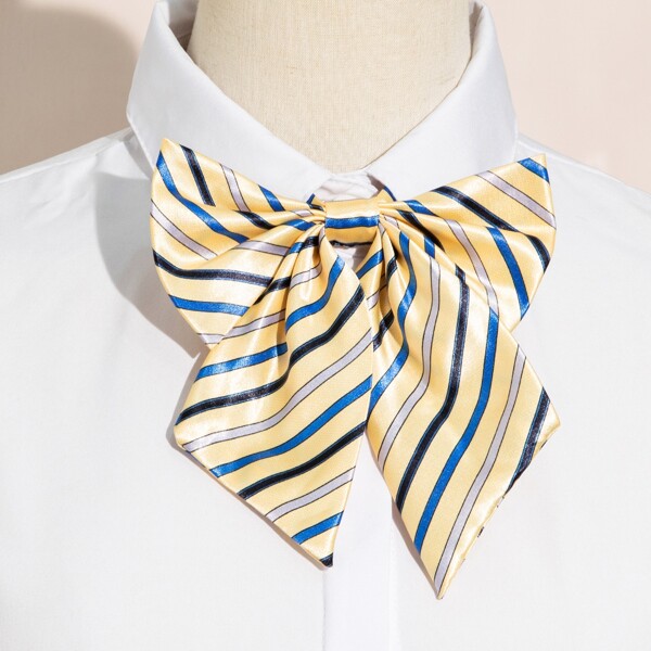 

Striped Bow Tie, Yellow