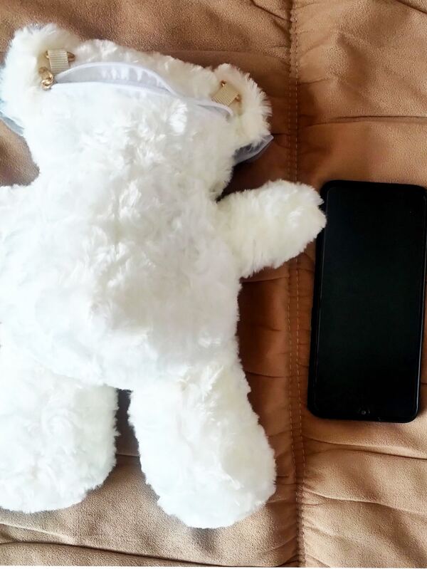 Fluffy, Fuzzy, Soft, Plush Mini Cartoon Bear Design Fluffy Crossbody