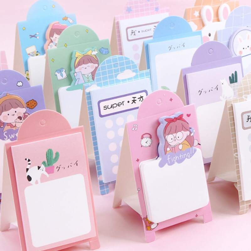 

1pc Cartoon Graphic Random Sticky Note, Multicolor