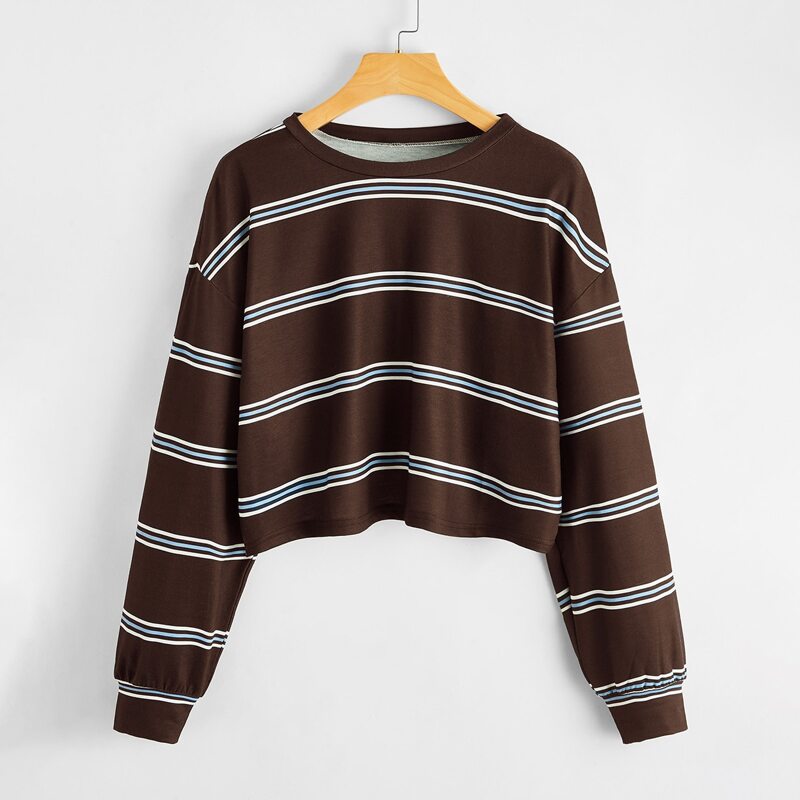 

Striped Print Tee, Multicolor