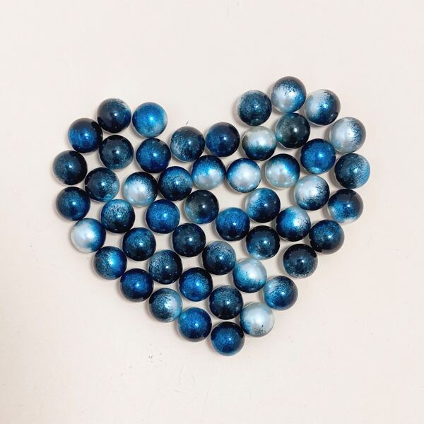 

50pcs Faux Pearl, Multicolor