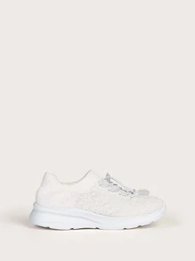 Cuccoo Zapatillas de running de niñitas con cordón - Blanco - Ver 3